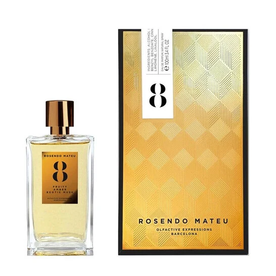 ROSENDO MATEU NO.8 FRUITY, AMBER, EXOTIC MUSK-UNISEX-EDP-100ML