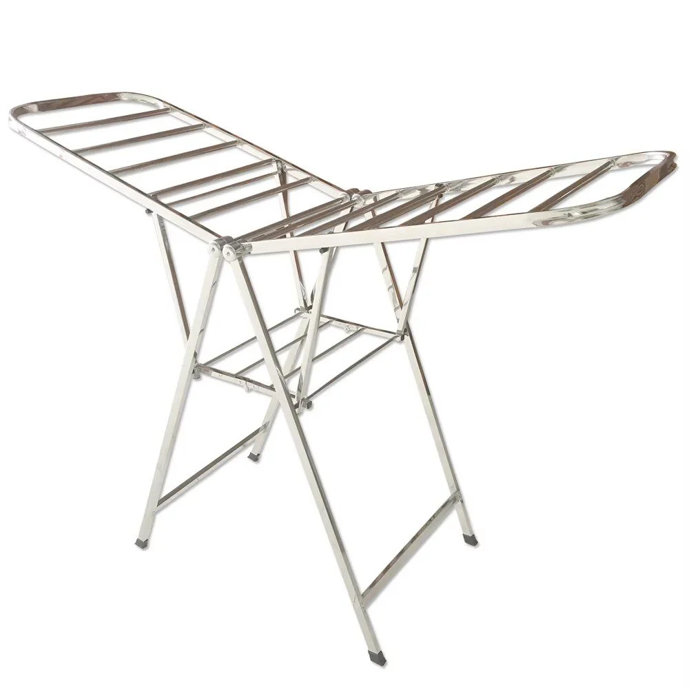[DR14-LARGE] Heavy Duty Foldable Cloth Hanger Stainless Steel