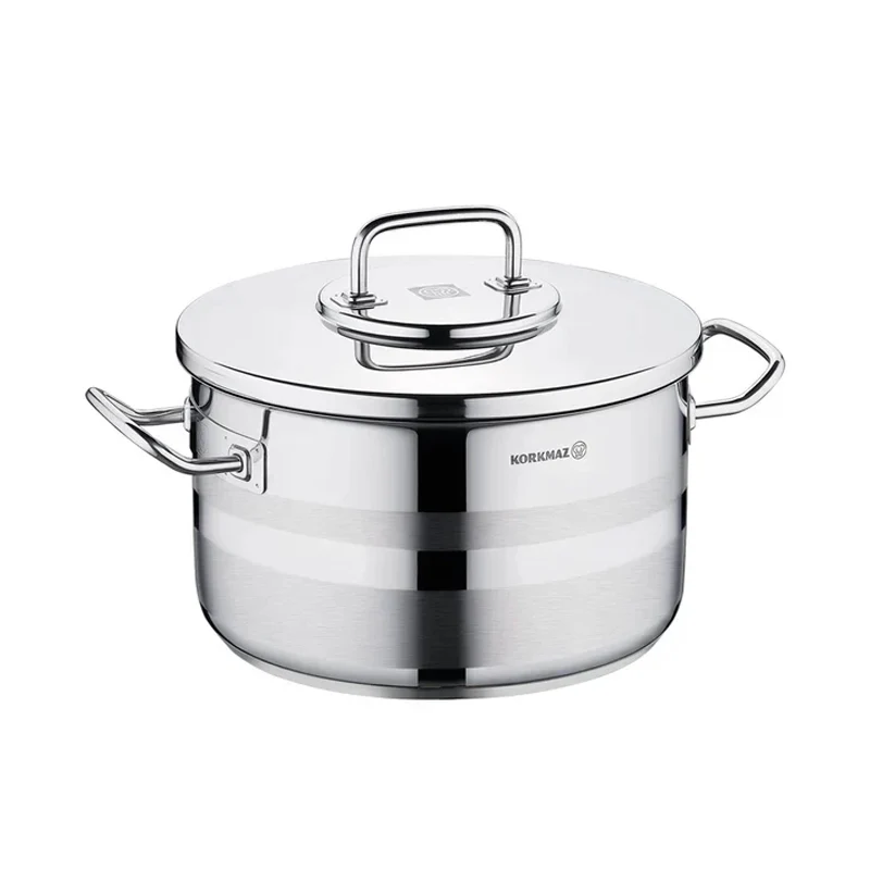 [KZ0881] Korkmaz Astra2 A2027 Stainless Steel Casserole – 28x16 cm | 9.5L