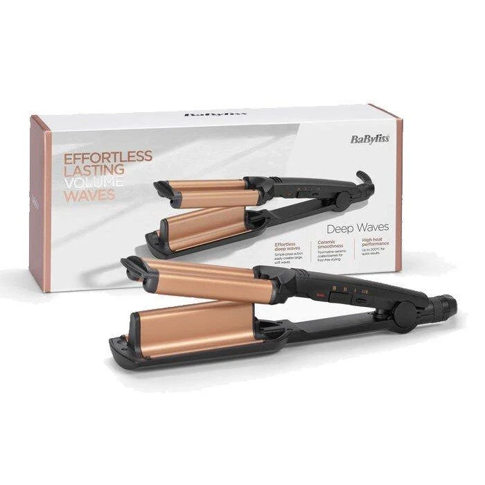 [BABW2447SDE] Babyliss Deep Waver Curling Iron, 3 Heat Settings, BABW2447SDE