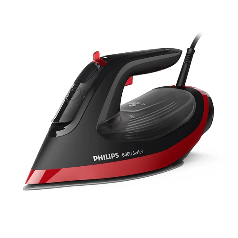[DST6130/46] Philips 6000 Series Steam Iron, 2800 W, DST6130/46 - Black & Red