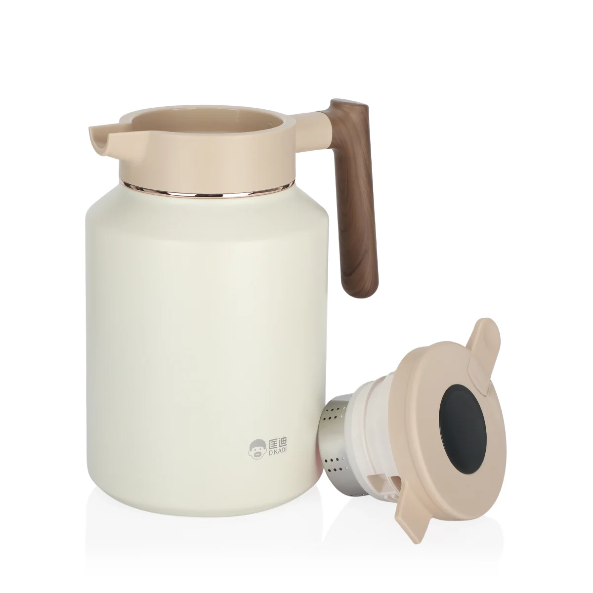 [KD9096-1900W] D.kadi Vacuum Bottle-1.9L - KD9059 (Off-White)