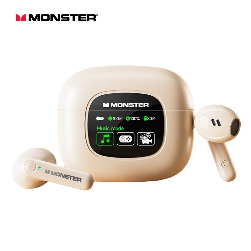 [XKT20-BLACK] Monster Airmars XKT20 True Wireless Bluetooth Earbuds (Black)