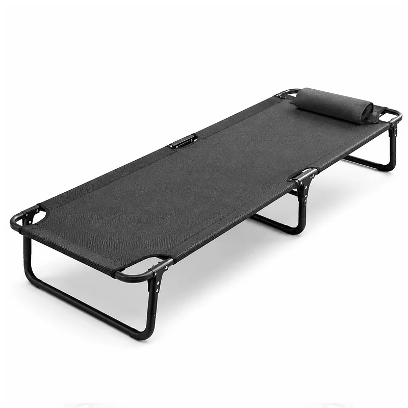 [53-224] Heavy Duty Foldable Camping Bed 190 x 72 x 28 cm, with 150Kg Load Capacity
