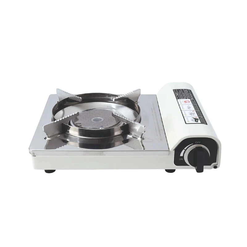 [53-BDZ330] 2800W Portable Butane Gas Cassette Stove with Electronic Ignition, Pressure Sensing Safety Protection & Compact Camping Cooking Burner