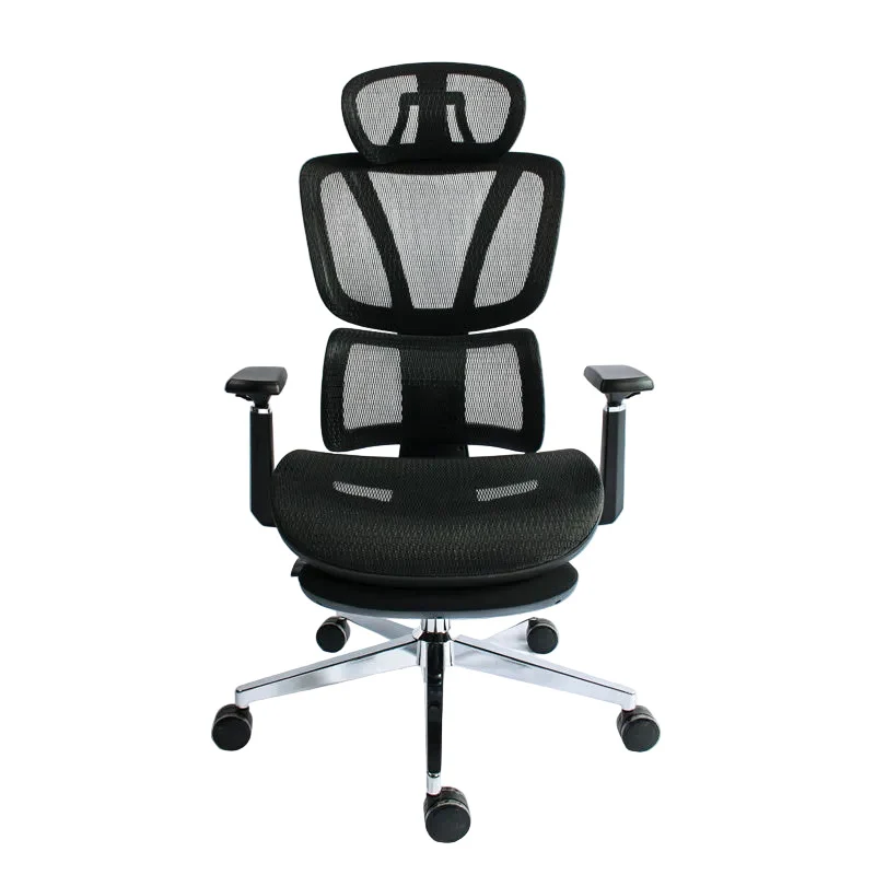 [UMGC6003] Black Bull Ergonomic Mesh Gaming & Office Chair with Footrest, Assembly not included (Free Delivery)
