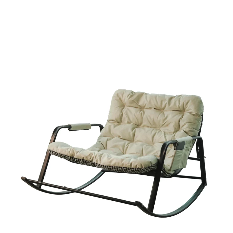 [910100015] SOMA Cloud Lounge Rocking Chair – Beige