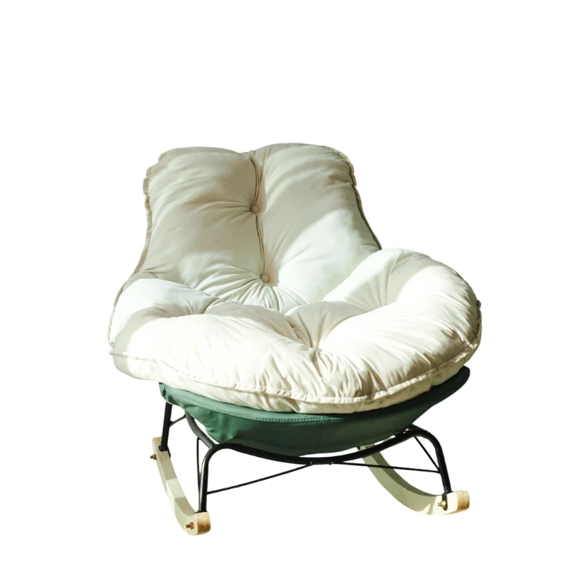 SOMA Nest Rocker Chair – Beige/Green