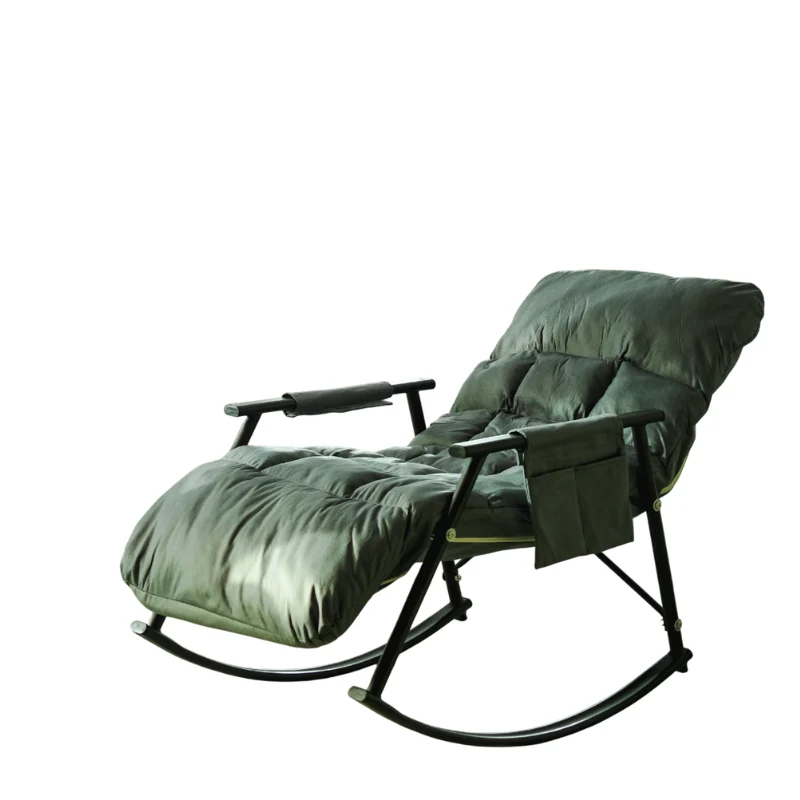 [910100007] SOMA Recliner Rocking Chair – Gray