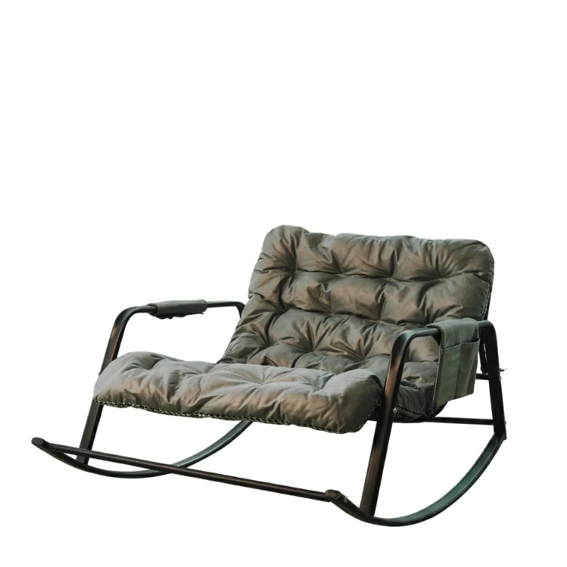 [910100014] SOMA Cloud Lounge Rocking Chair – Gray