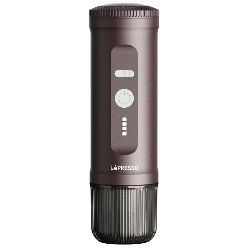 LePresso Portable 2-IN-1 Espresso Maker-Brown