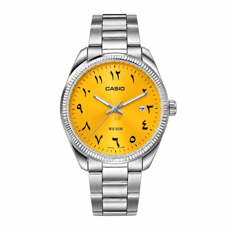 Casio Burgundy Arabic Numeral Custom Ladies Watch LTP-1302-9A