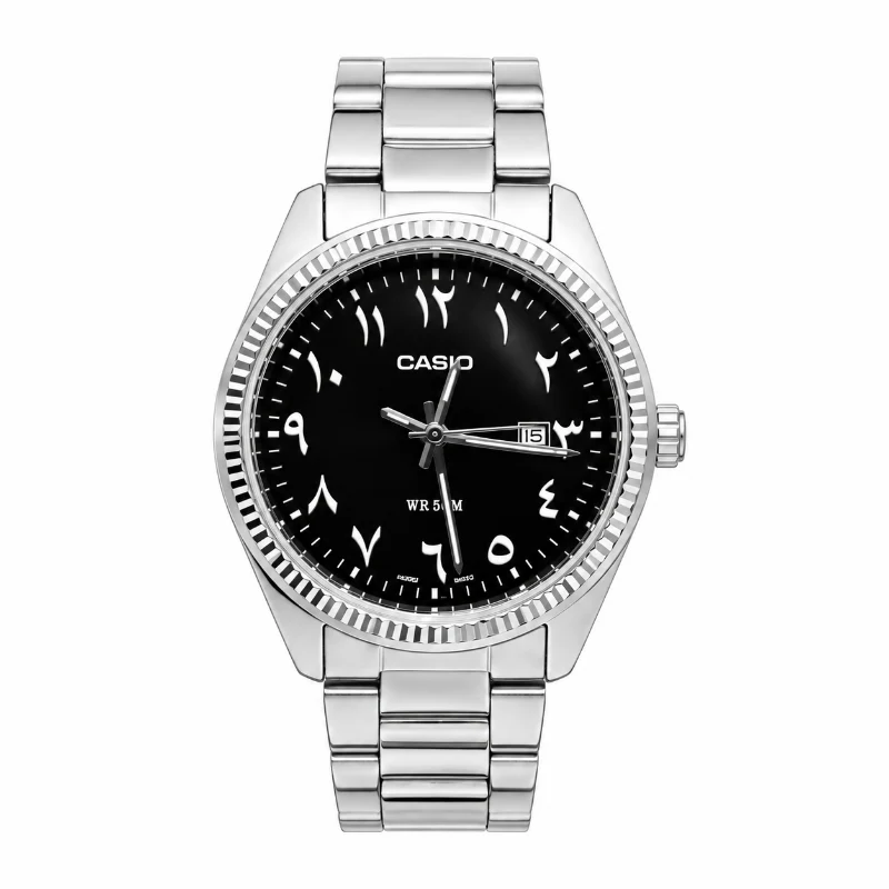 [Ltp1302-1B3] Casio Black Arabic Numeral Custom Ladies Watch LTP-1302-1B3
