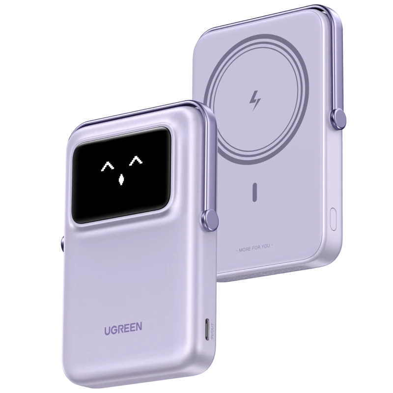 [9005002508] UGREEN 45328, Uno Magnetic Wireless Power Bank 10000mAh 20W - Purple