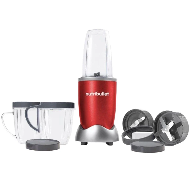 [NBR-1212R] Nutribullet, Blender 12-Piece Set 600 Watts 700ml, Red – NBR-1212R