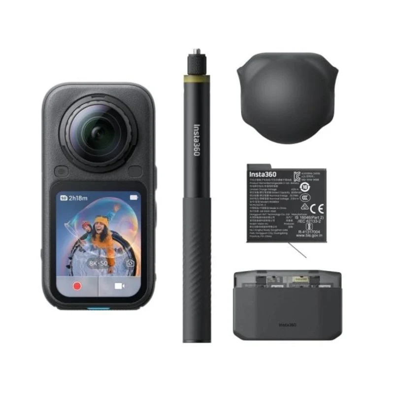 [6942590200344] Insta360 X6 Essentials Bundle Midnight Black Cinsabxa (X603)