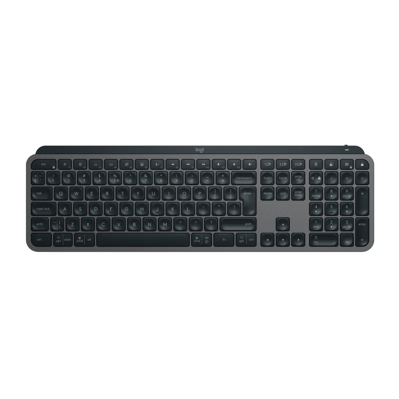 [920-011595] Logitech, Max Keys S Advanced Wireless Illuminated Keyboard - Graphite
