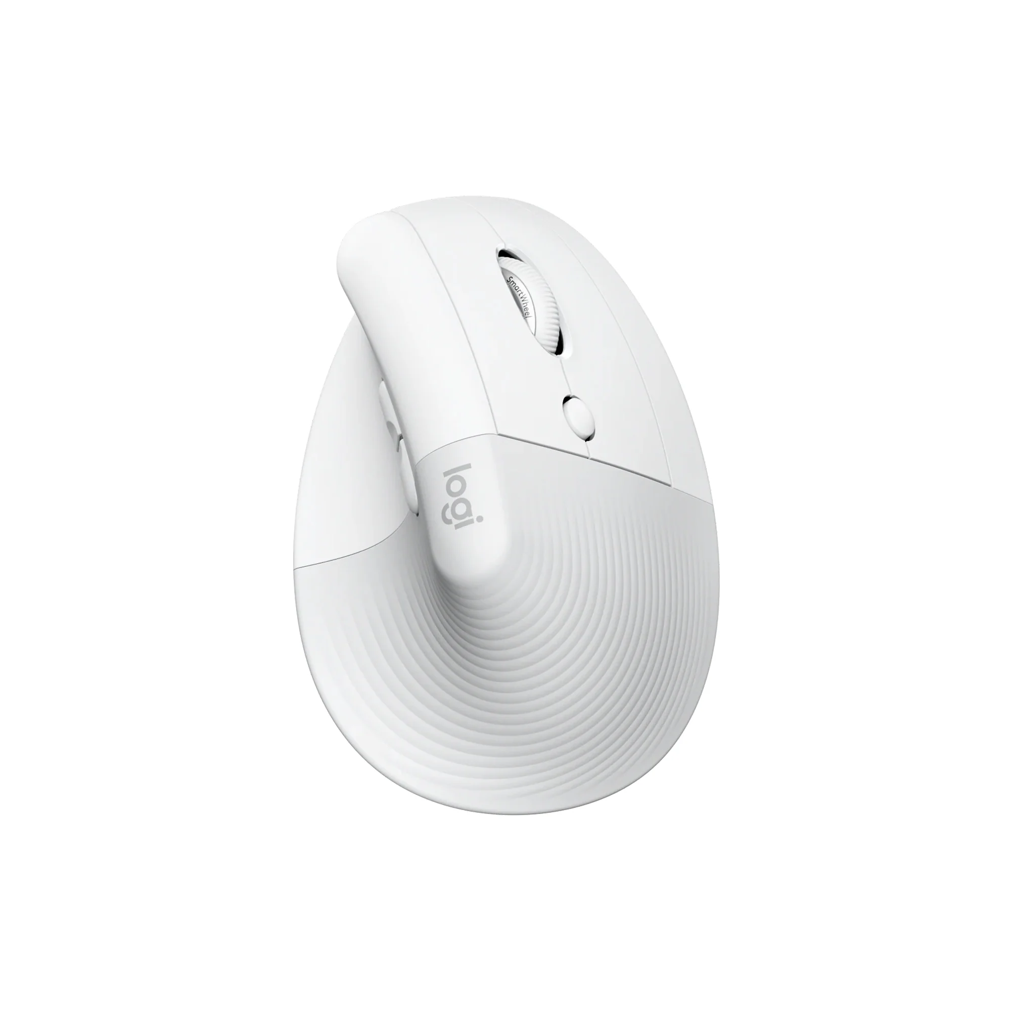 [910-006475] Logitech, Lift Vertical Ergonomic Bluetooth/Wireless Mouse (Off-White)