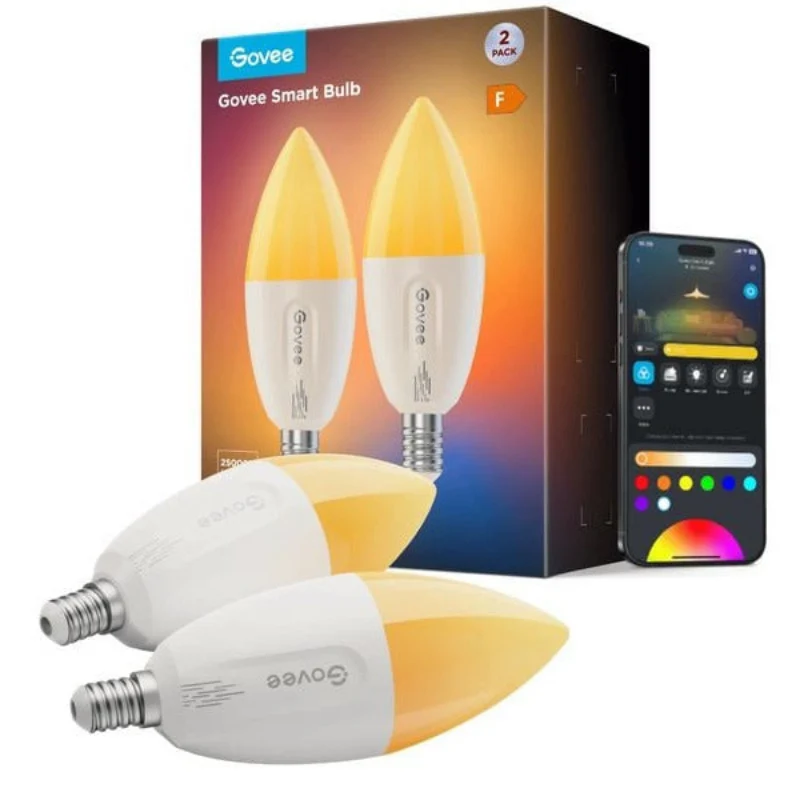 Govee RGBWW Smart LED Bulb (2Packs) E14 - B600CCC1