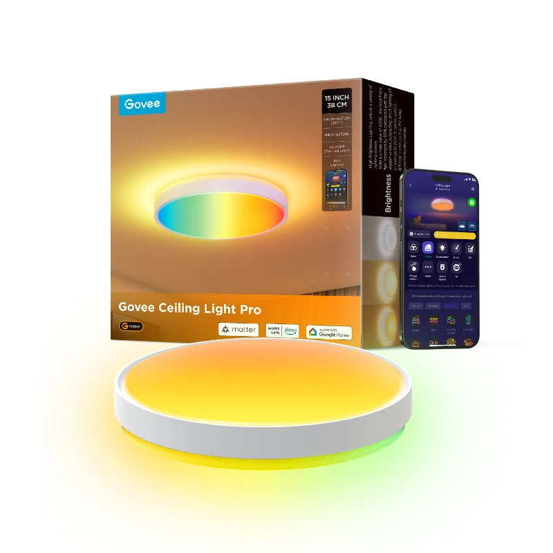 Govee 38cm RGBICWW Smart Ceiling Light Pro - H60A6