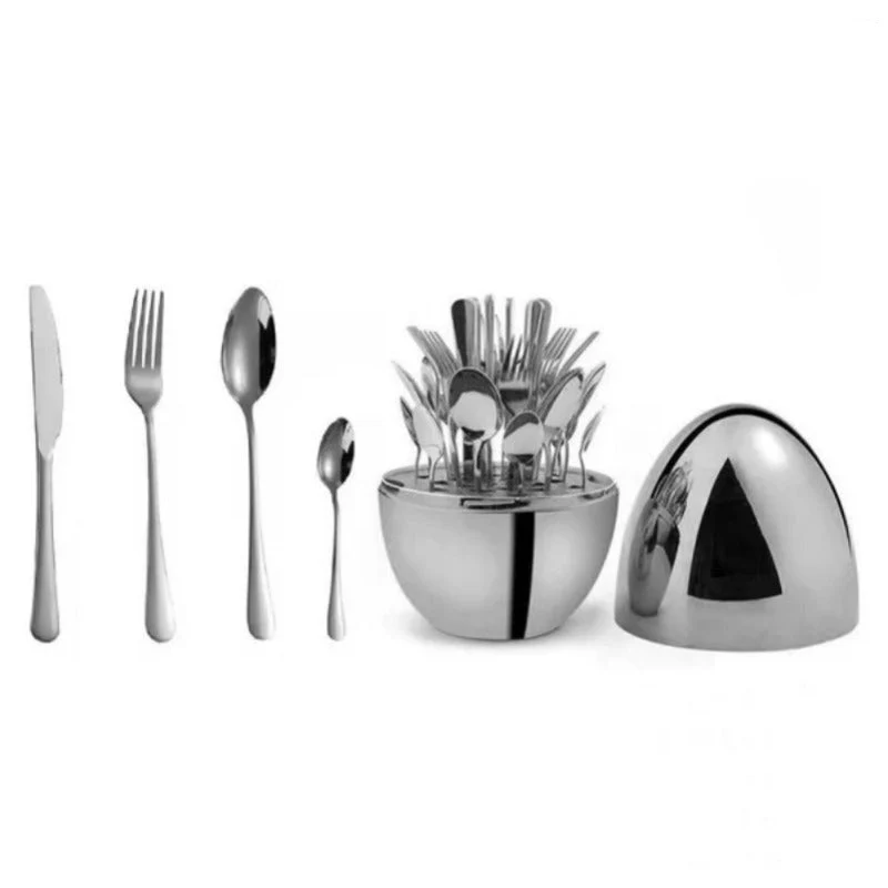 [BG1200] Luxury 24 Pcs set with Mood Egg - Silver