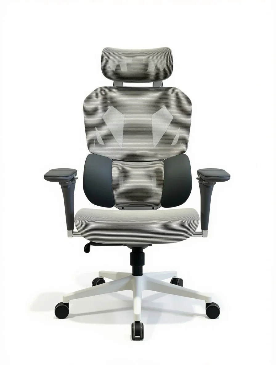 [511295] Sades Phoenix SA-AD10 Adjustable Mesh Gaming Chair with 6D Armrest - White