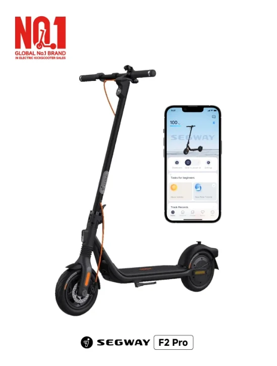 [NB-F2-PRO] Segway Ninebot F2 PRO Electric Kick Scooter, Top Speed 25Km/H