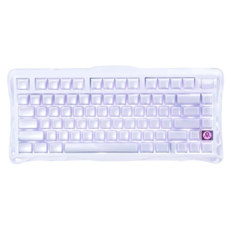 [508661] GravaStar Mercury K1 75% Wireless Mechanical Gaming Keyboard Special Edition - Lavender Purple