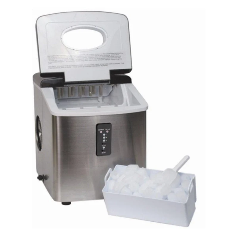 [FDIM-06] Frigidaire Ice Maker 15KG 120W, Countertop Ice Machine - Stainless Steel (FDIM-06)