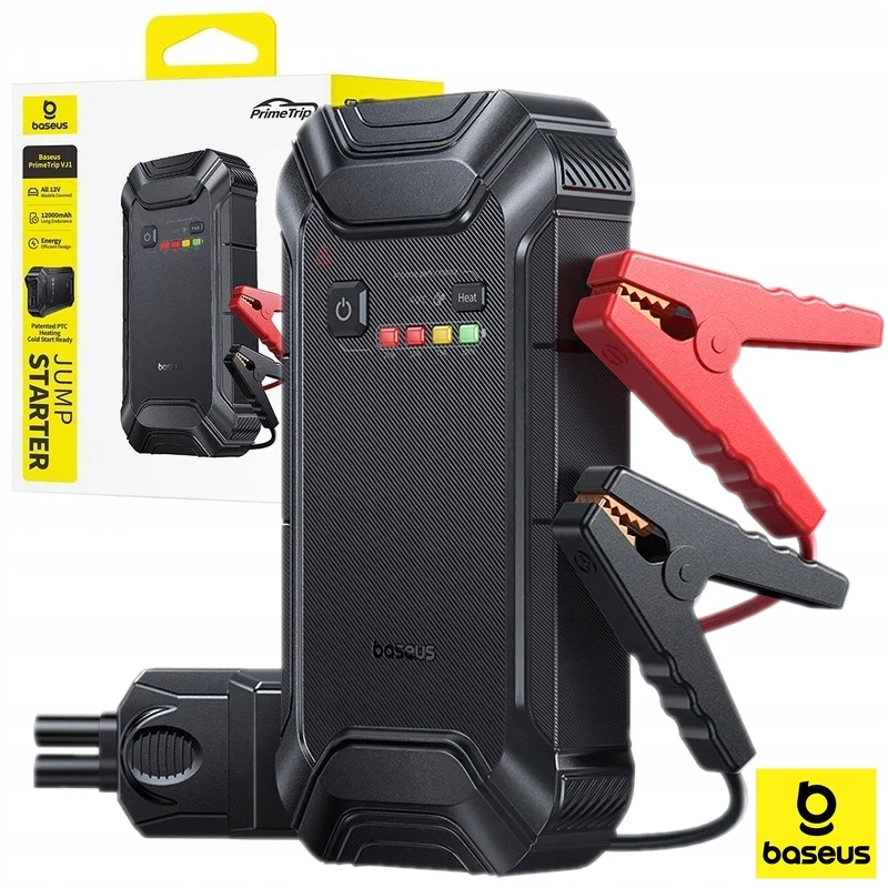 [C0119400] Baseus PrimeTrip VJ1 Car Jump Starter 12000 mAh - Black