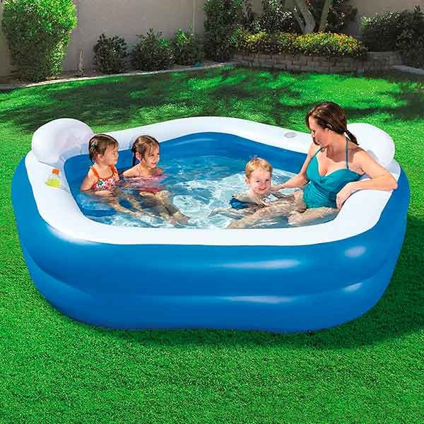[54153] Bestway Family Fun Pool, 2.13 m x 2.06 m x 0.69 m - 54153
