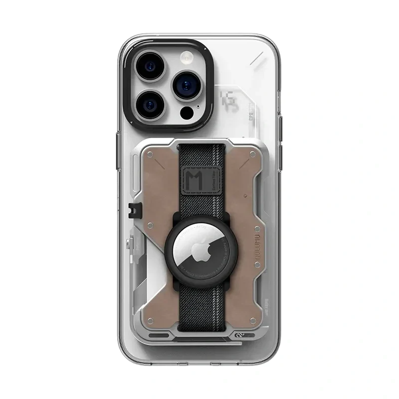 [UA-G03-GL] AULUMU G03 Multi-Tool Magnetic Metal Wallet Leather Cover - Genuine Leather