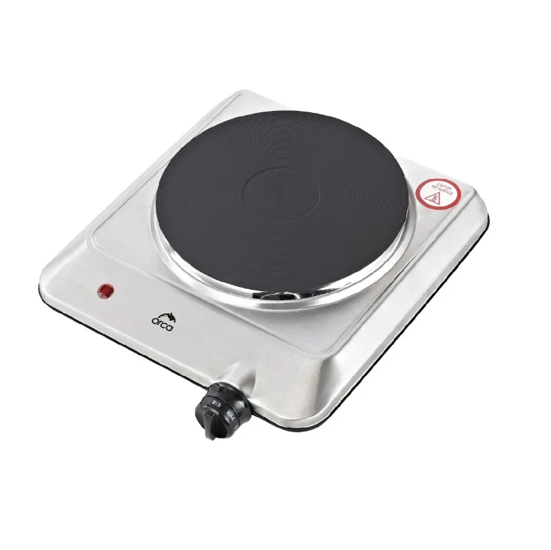 [HP102-D6] Orca Electric Single Hot Plate 1500 Watts – Stainless Steel