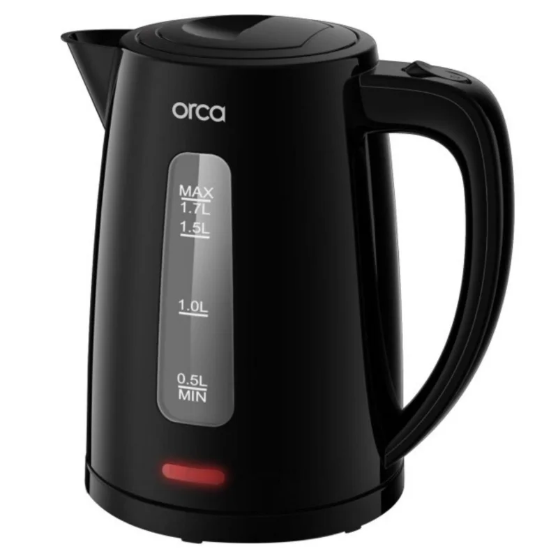 [OR-KEP0301] Orca Kettle 1.7 Litre 2200W Plastic - Black