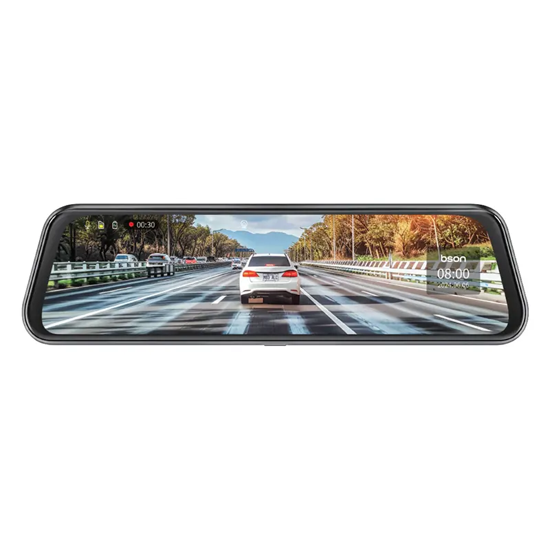 [CAM018] BSON 4K Vision Smart Mirror - 10-inch IPS Touch with ADAS Support