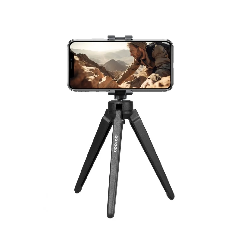 [PD-TRPT-BK] Porodo Professional Mini Tripod 55mm - Black