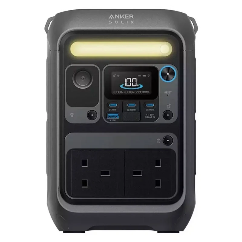 [A1723211] Anker SOLIX C300X Portable Power Station, 288Wh LiFePO4 Battery, 600W SurgePad, A1723211