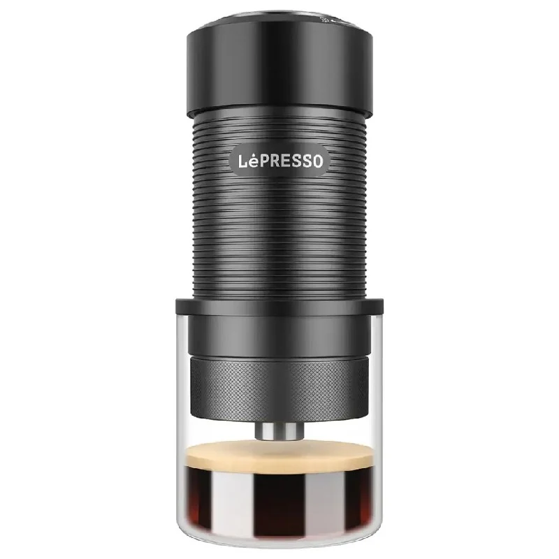 [LPRJPCMBK] Lepresso Hand Press Espresso Maker - Black