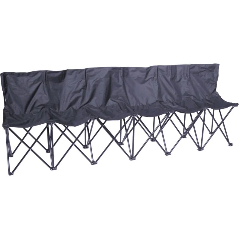 KKF Portable 6-Person Collapsible Outdoor Chair with Carry Bag