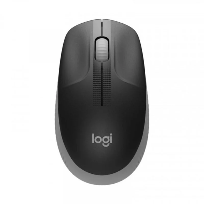 Logitech M190 Full-Size Wireless Optical Mouse – Mid Grey