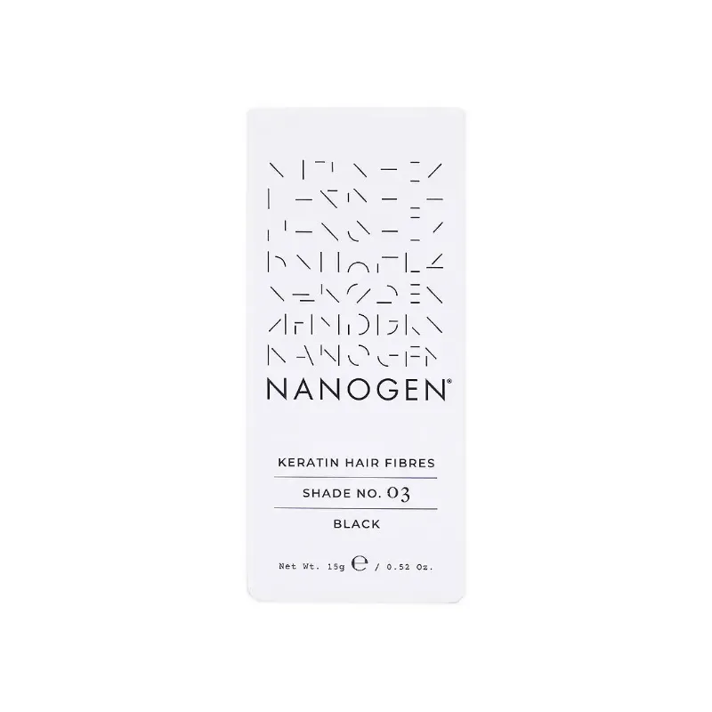 Nanogen Keratin Hair Fibres, 15g - Black