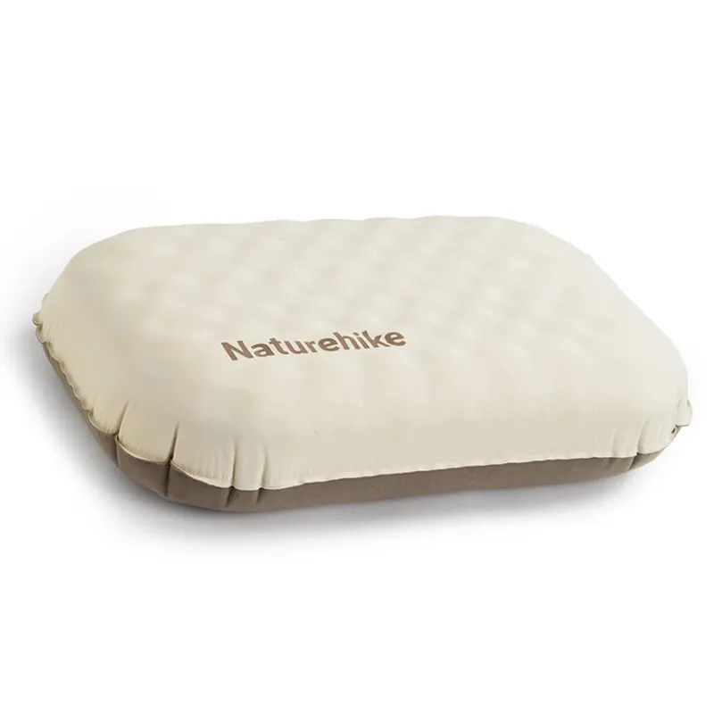 Naturehike Yugu 2-in-1 Sponges Inflatable Pillow - Champagne Brown (L)