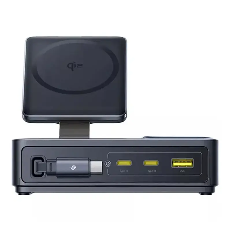 Baseus Nomos Qi2 5-in-1 Desktop Charger 140W - Black