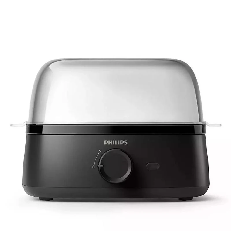 Philips Egg Cooker with Poached Egg Tray, 400W – Black
