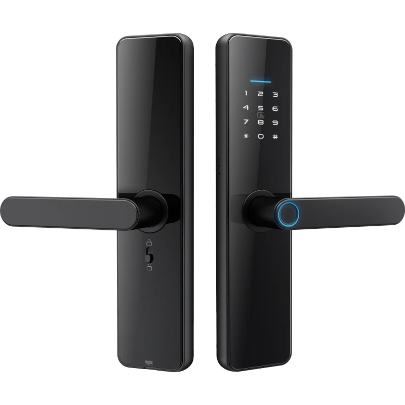 Gopeta C91 Pro, Smart Lock for Wooden Doors with TTLock App, Fingerprint, RFID & Passcode Access