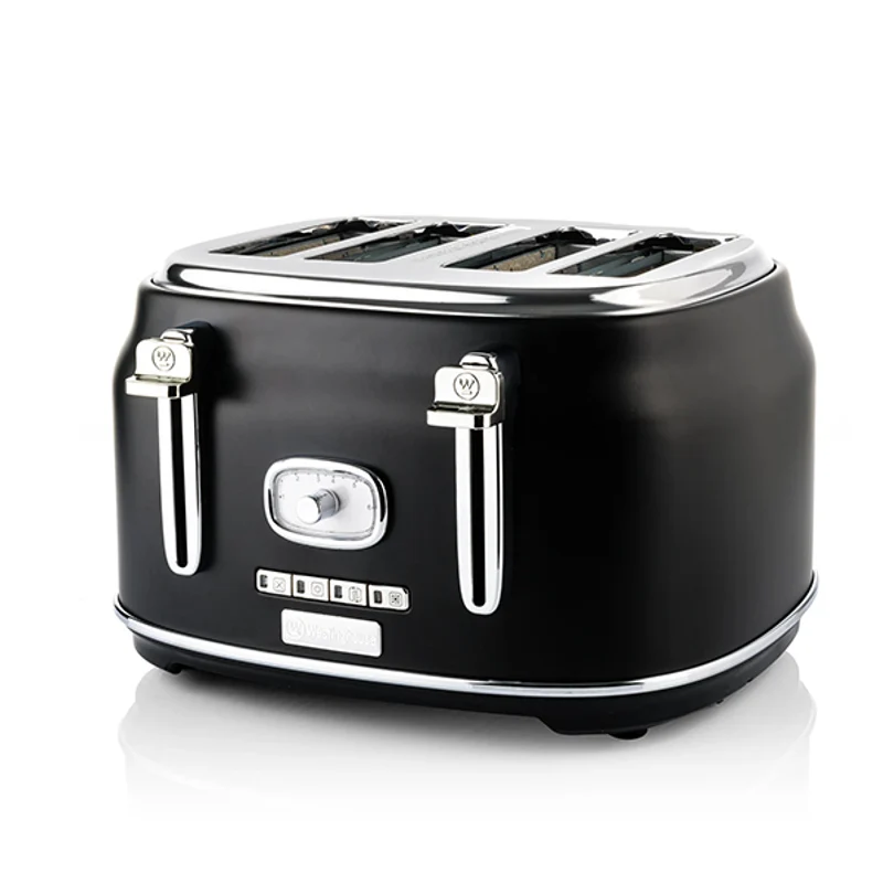 Westinghouse, Retro 4-Slice Toaster with Adjustable Browning & Reheat Function – 1750W
