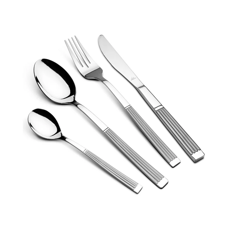 Arshia TM287S-3091, 86-Piece Silver Cutlery Set – Premium Stainless Steel