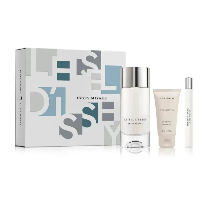 Issey Miyake Le Sel D'Issey Gift Set For Him - 100 ml + SG50 ML 3 PCS SET