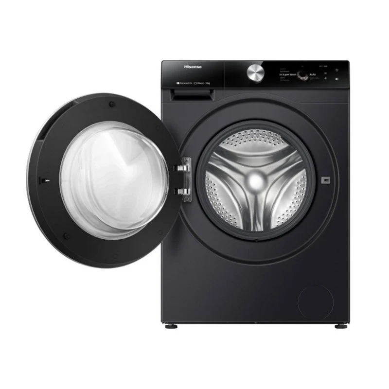 Hisense Front Load Washer, 12KG Washing Capacity, Wifi ConnectLife App, WF5S1245BB – Black