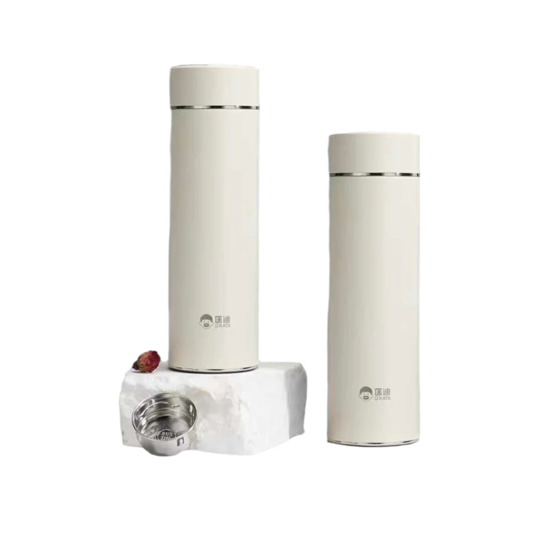 D.kadi Vacuum Bottle 450ML - White